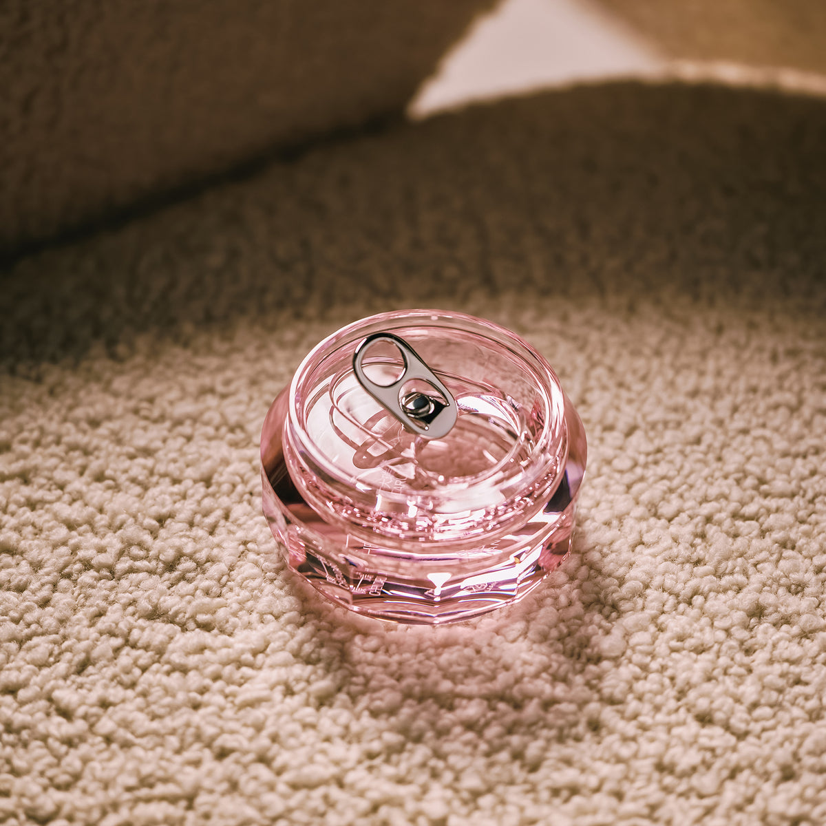 Just Right Crystal Glass Ashtray