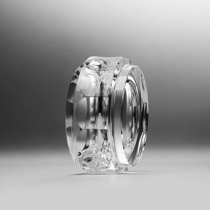 Just Right Crystal Glass Ashtray