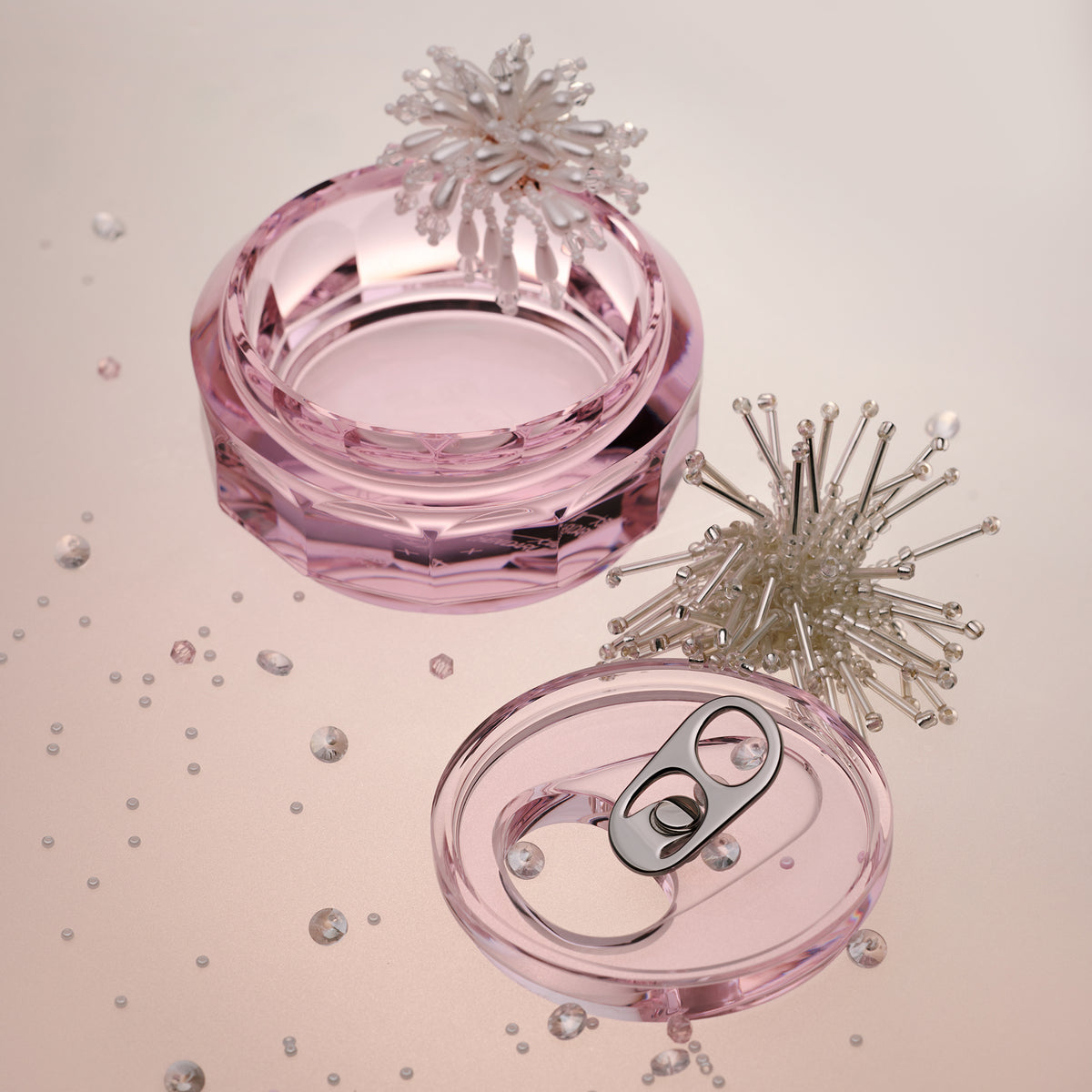 Just Right Crystal Glass Ashtray