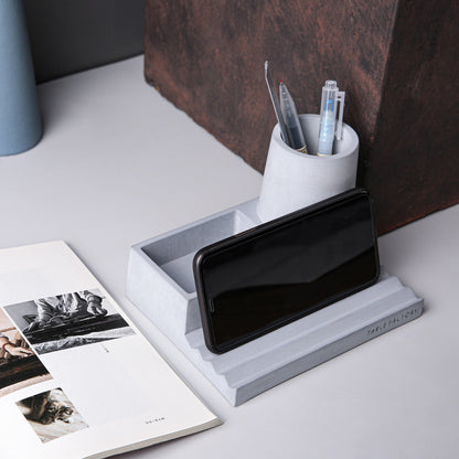 Table Factory Concrete Desk Organizer