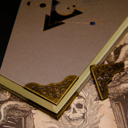 Bookworms from Shaggai Cthulhu Metal Book Corners