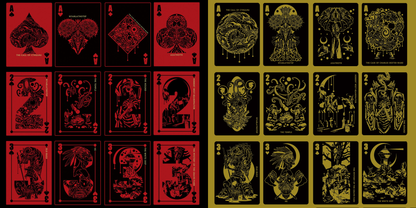 Lovecraft A-K Cthulhu Mythos Playing Cards