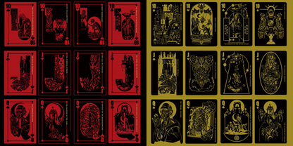 Lovecraft A-K Cthulhu Mythos Playing Cards