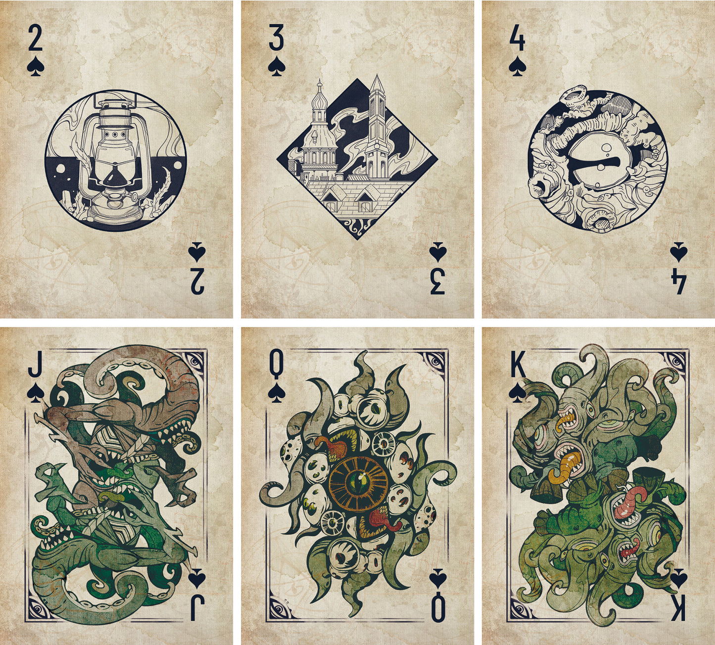 Great Old One Cthulhu Mythos Playing Cards