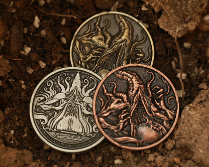 The Myth of Cthulhu Collectible Metal Coins