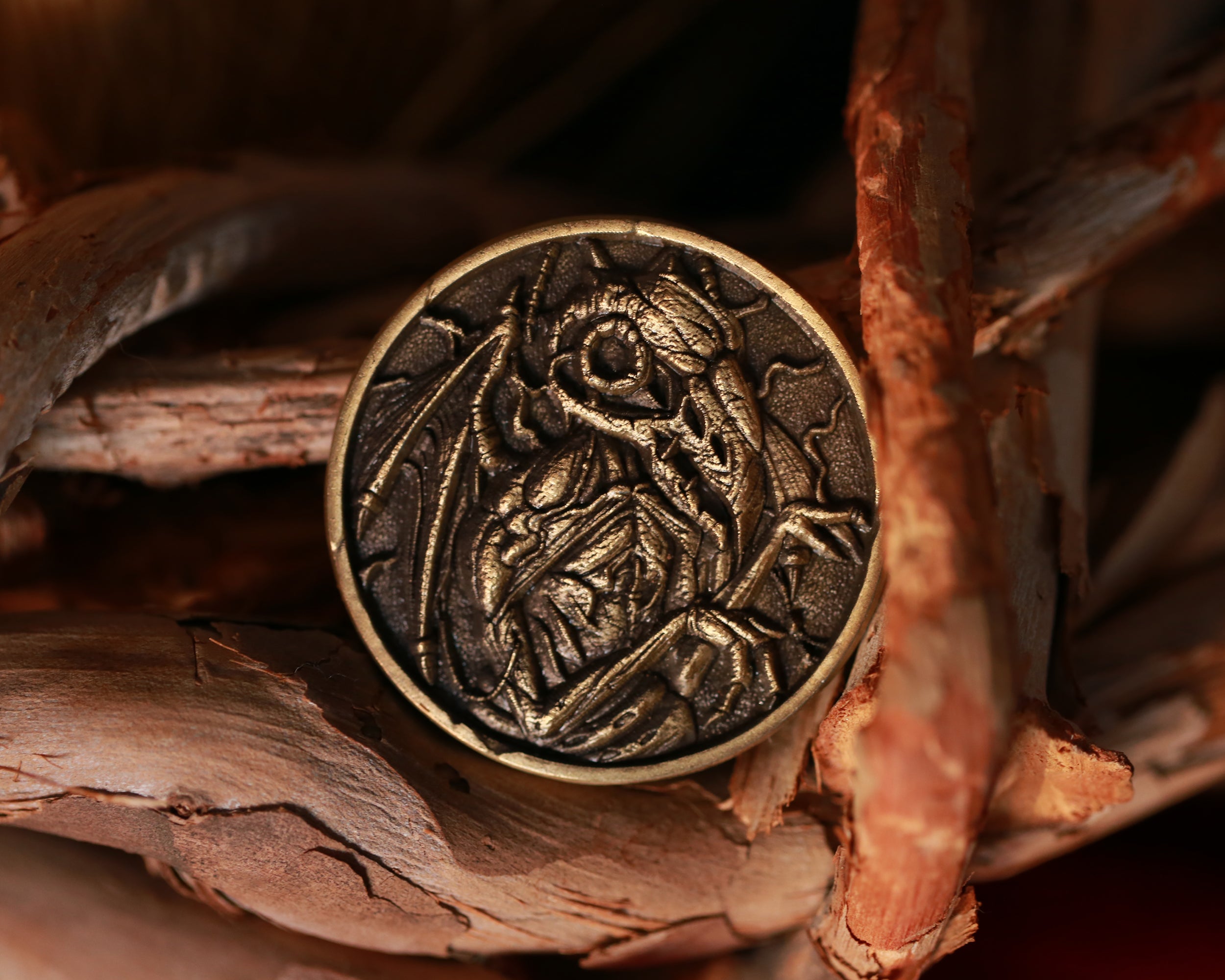 The Myth of Cthulhu Collectible Metal Coins – Vermilion Collection
