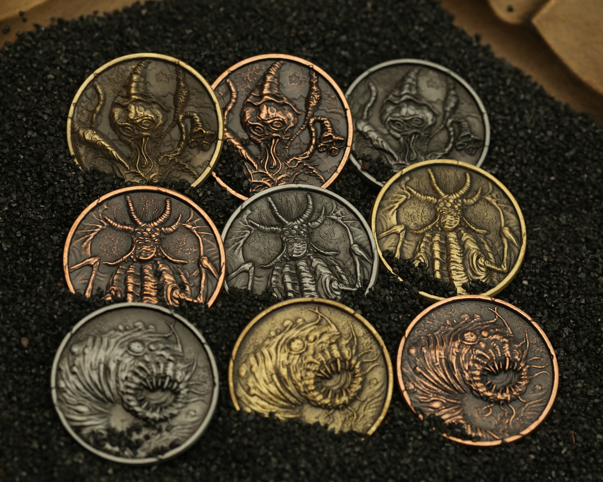 The Myth of Cthulhu Collectible Metal Coins – Vermilion Collection