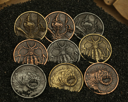 The Myth of Cthulhu Collectible Metal Coins