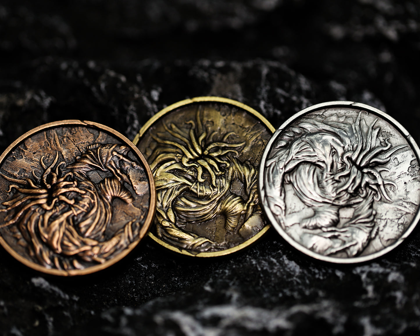 The Myth of Cthulhu Collectible Metal Coins