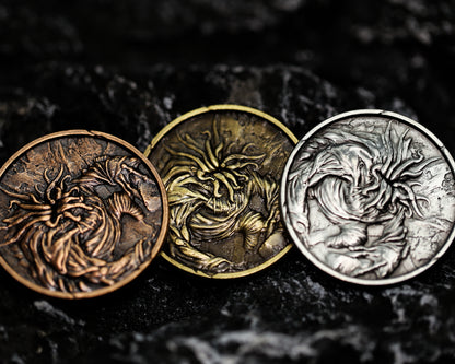 The Myth of Cthulhu Collectible Metal Coins