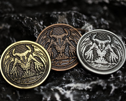 The Myth of Cthulhu Collectible Metal Coins