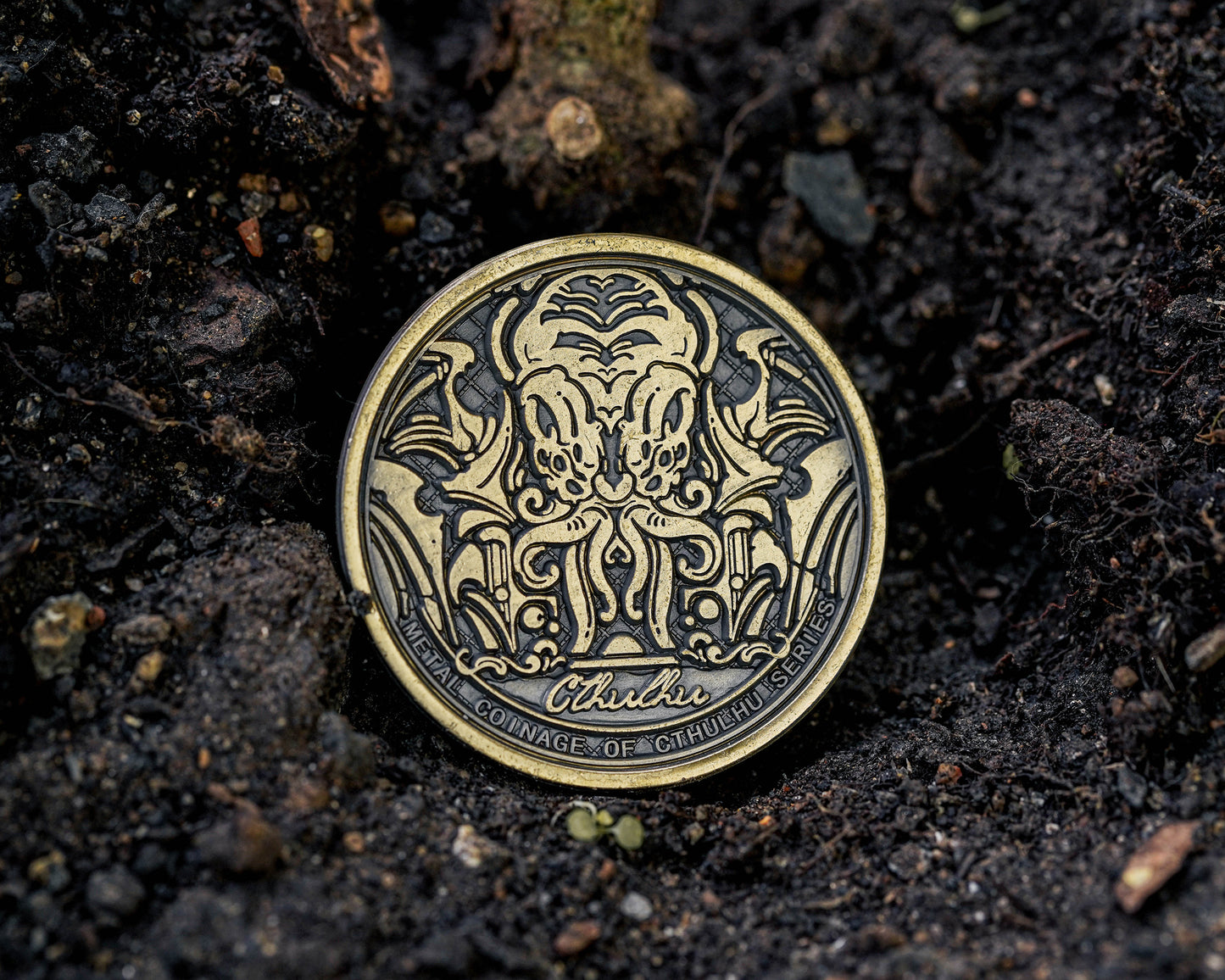The Myth of Cthulhu Collectible Metal Coins