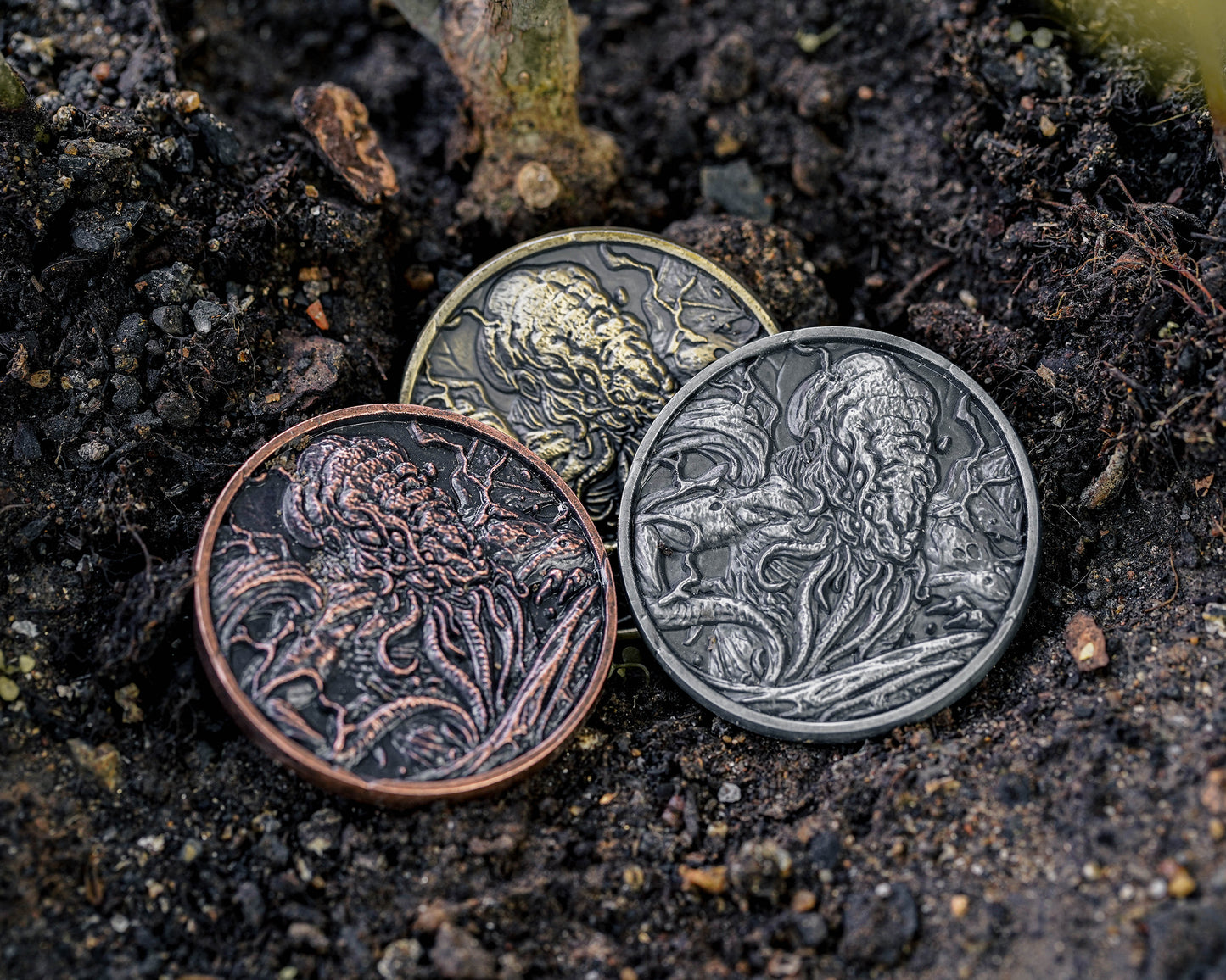 The Myth of Cthulhu Collectible Metal Coins
