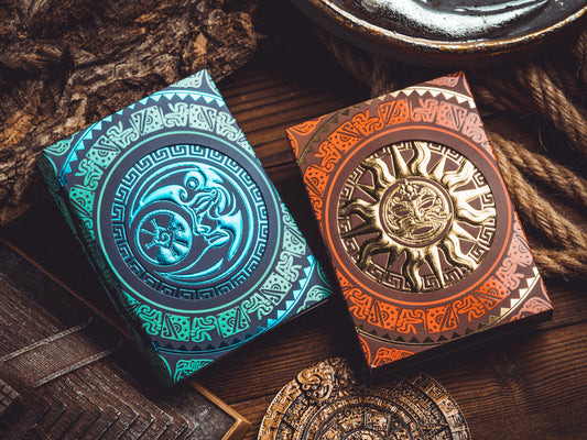 Maya Sun & Moon Playing Cards