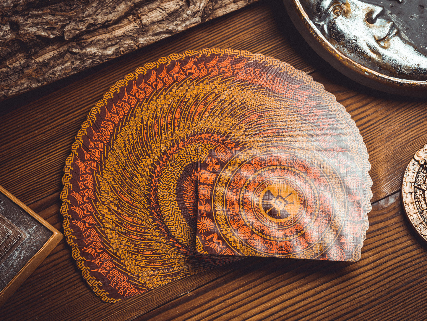 Maya Sun & Moon Playing Cards