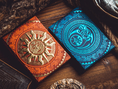 Maya Sun & Moon Playing Cards
