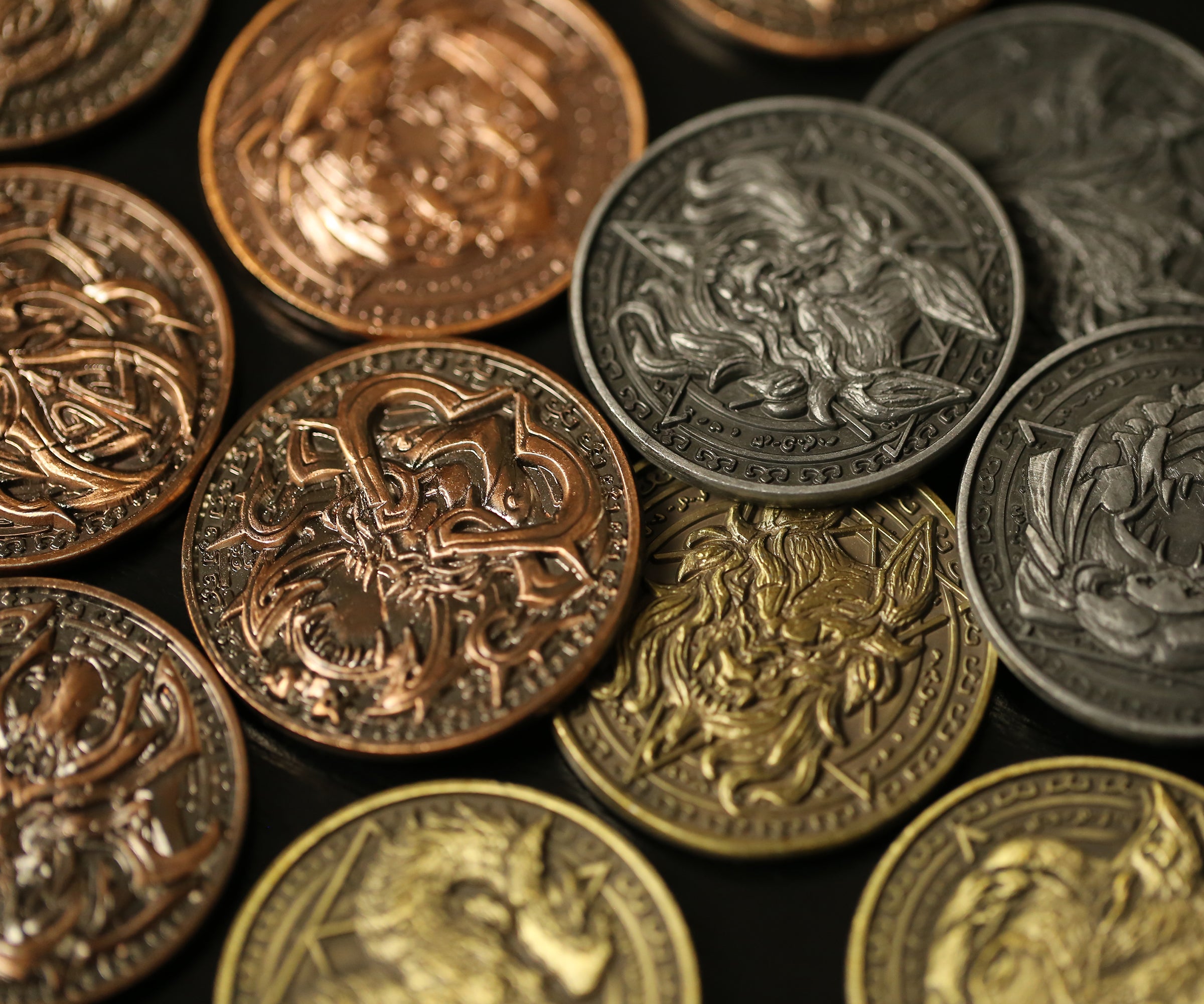 Seven Deadly Sins Collectible Metal Coins – Vermilion Collection