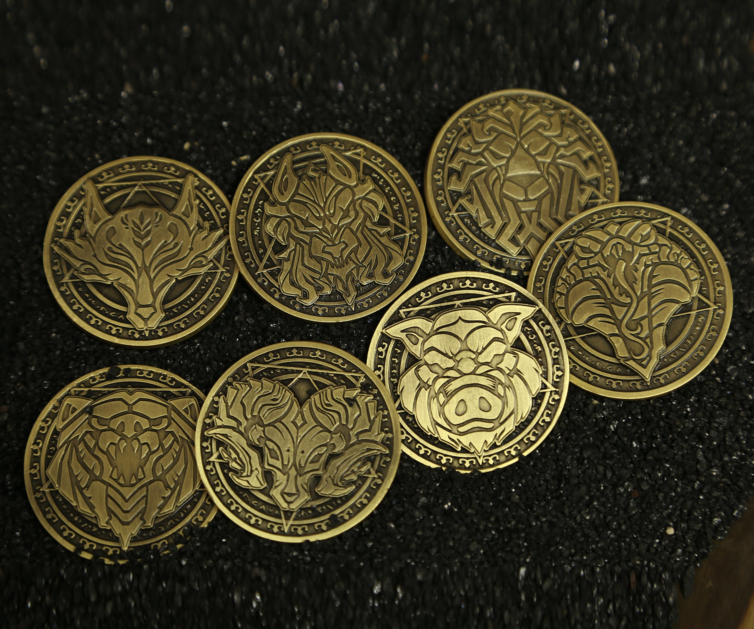 Seven Deadly Sins Collectible Metal Coins – Vermilion Collection