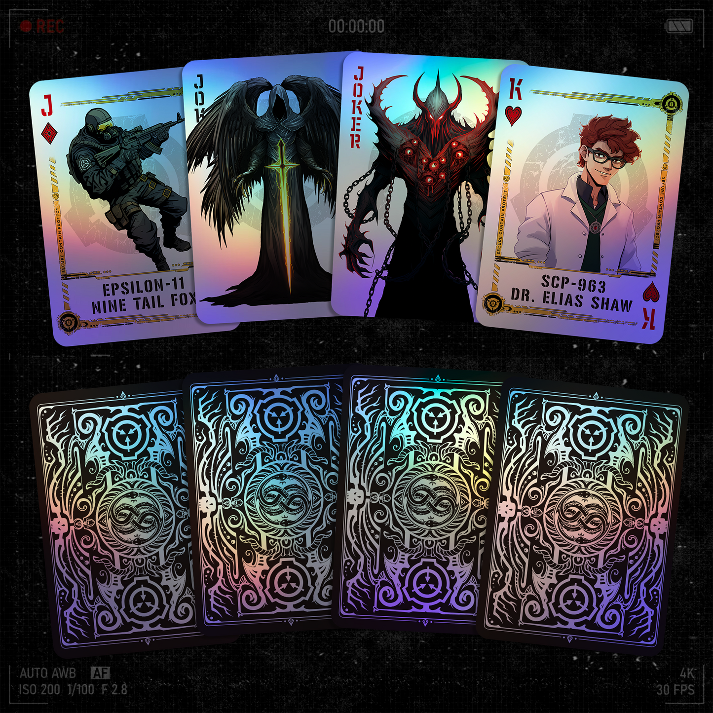 SCP Foundation Playing Cards