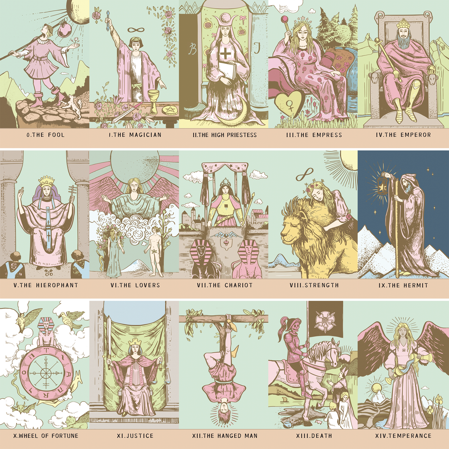 主体韦特塔罗牌