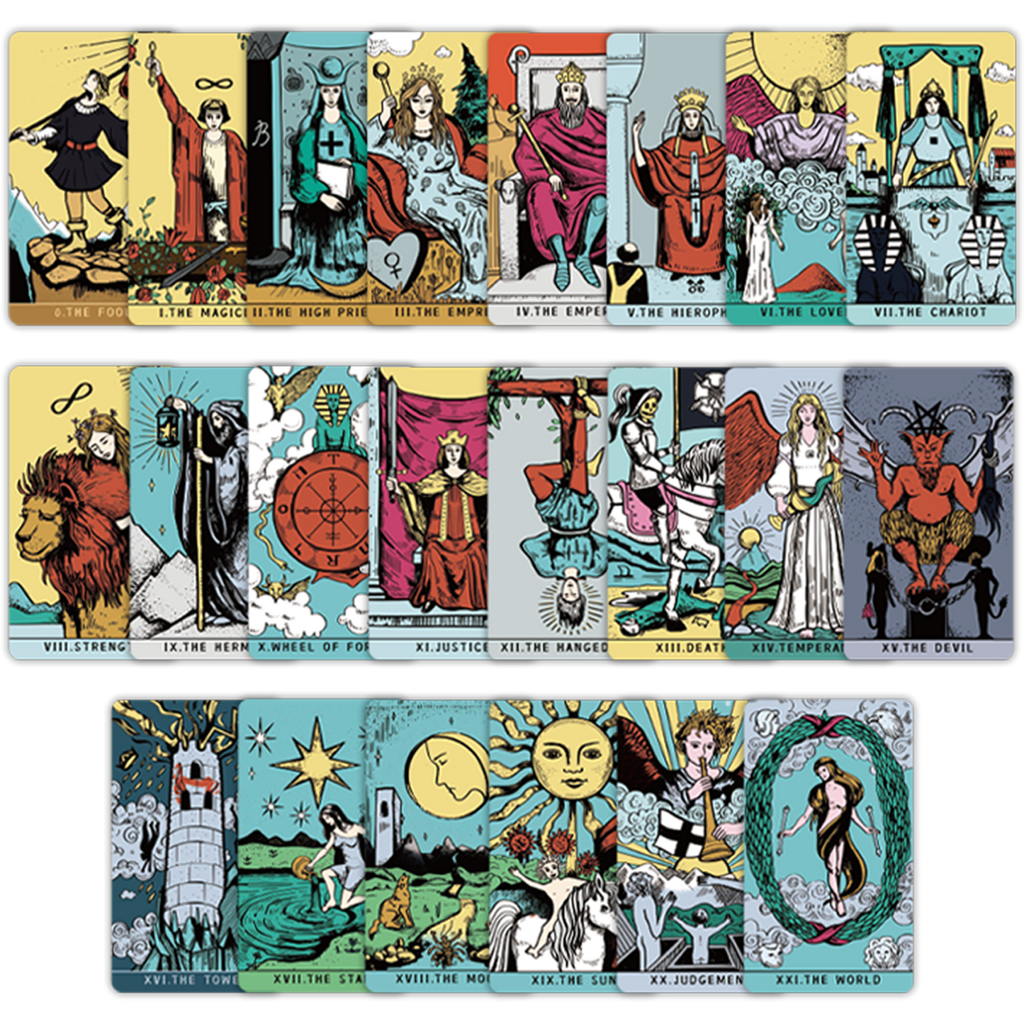 主体韦特塔罗牌