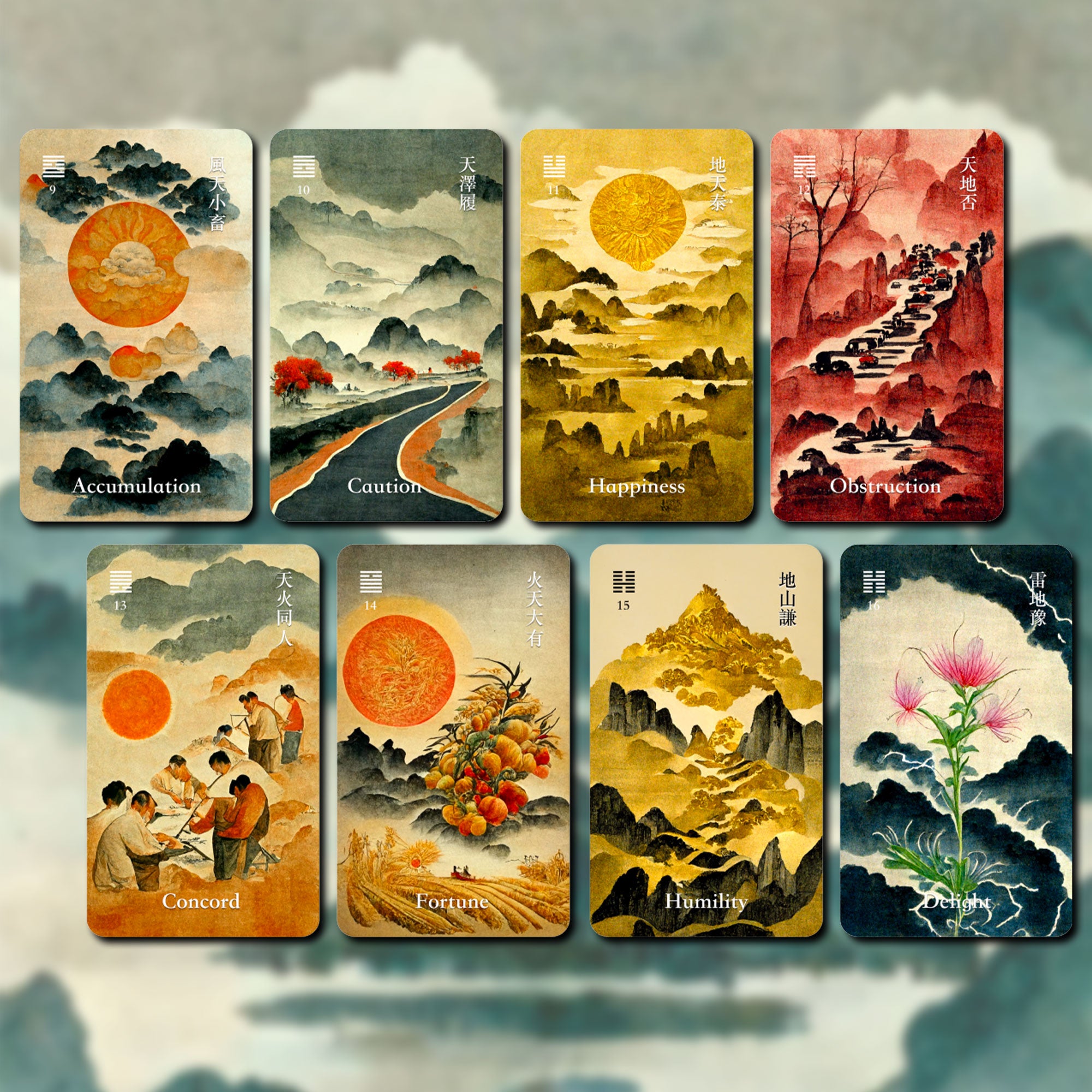 I-Ching Oracle (Change Tarot) – Vermilion Collection