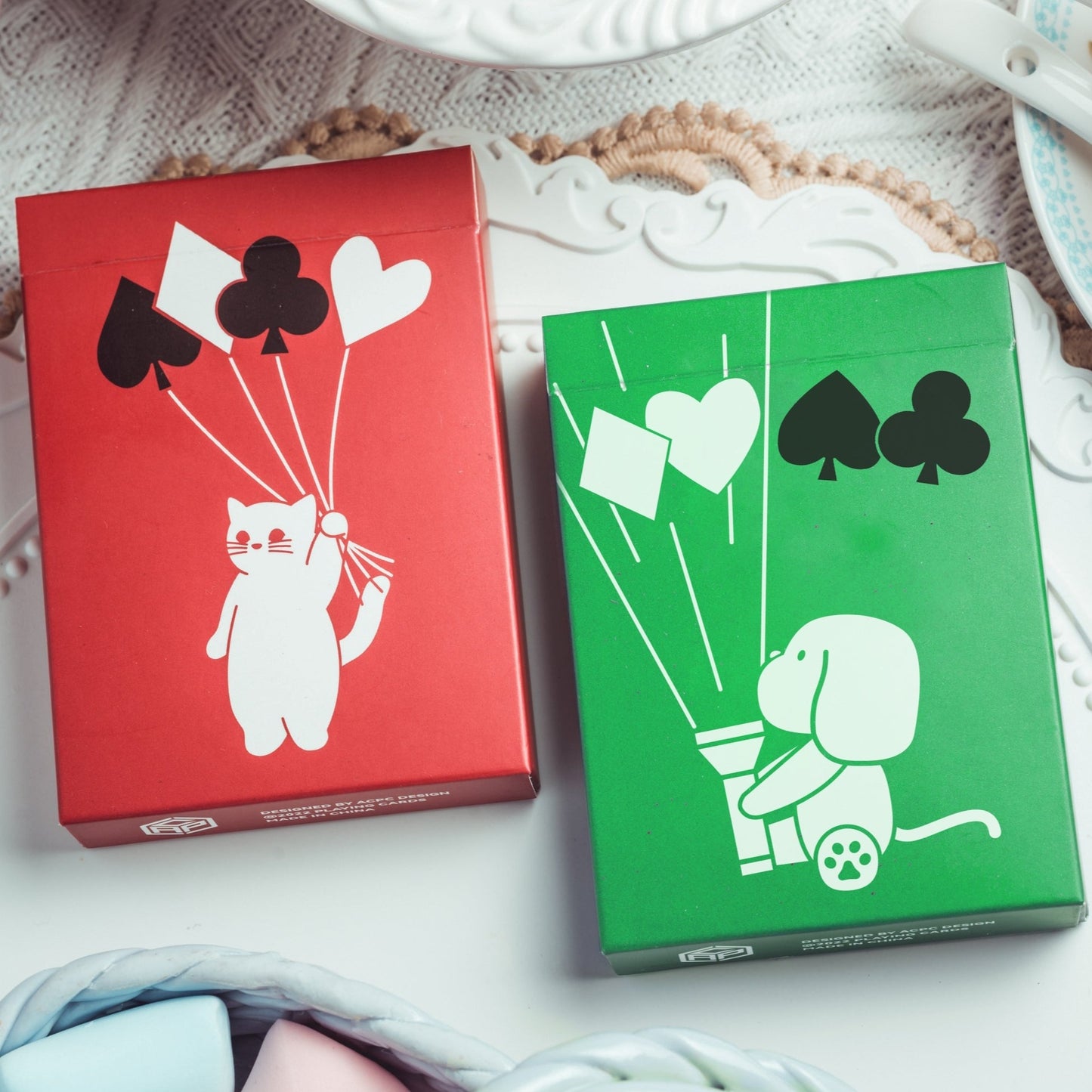 The Cat’s & Dog's Diary Playing Cards