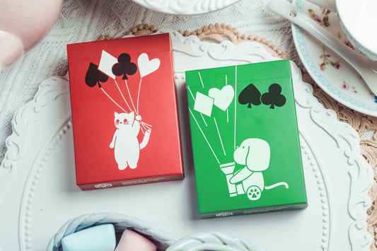 The Cat's & Dog's Diary Playing Cards