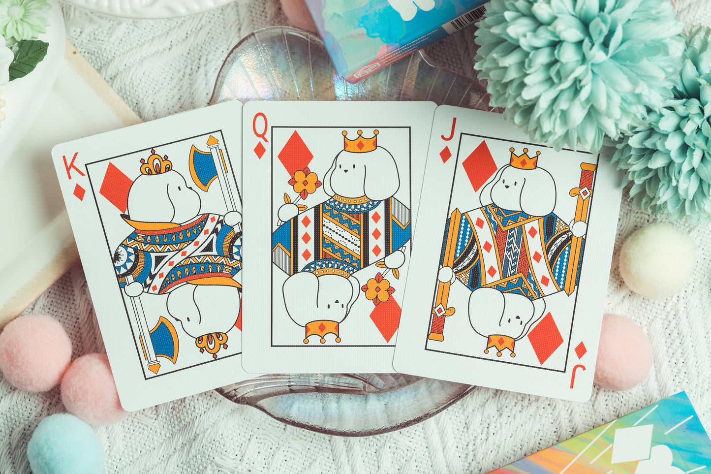 The Cat's & Dog's Diary Playing Cards