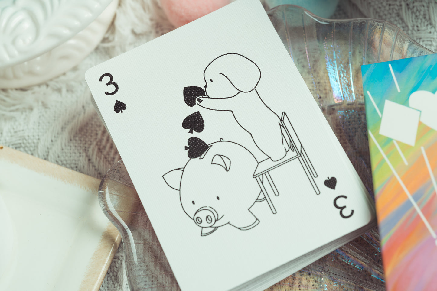 The Cat's & Dog's Diary Playing Cards