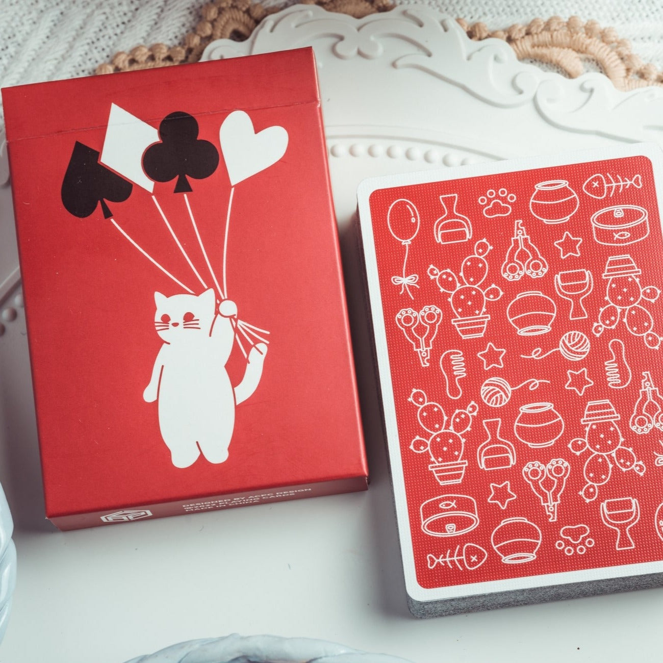 The Cat’s & Dog's Diary Playing Cards