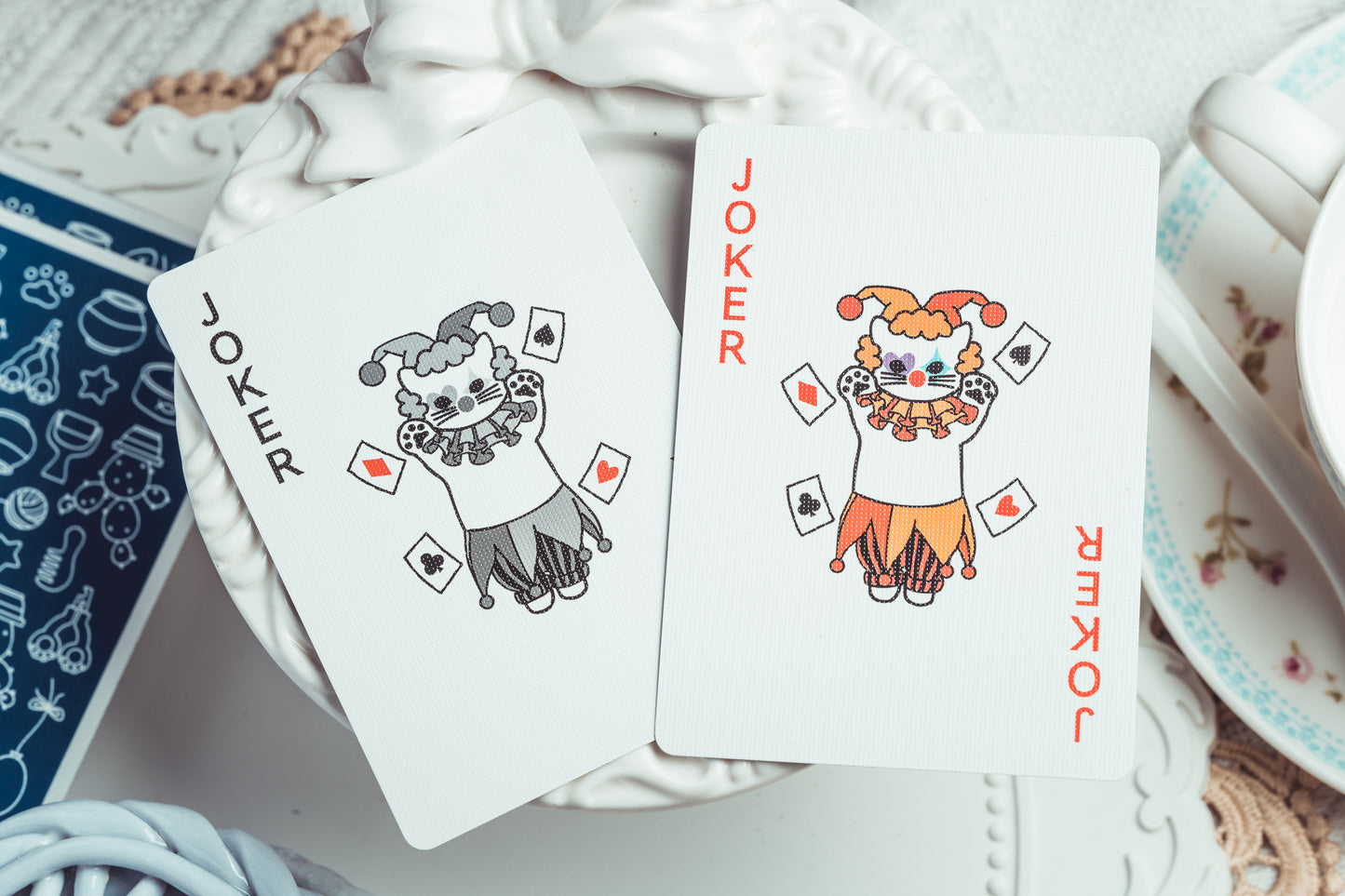 The Cat's & Dog's Diary Playing Cards