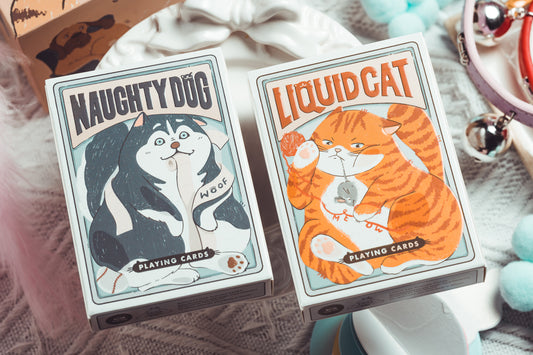 Naughty Dog & Liquid Cat Playing Cards