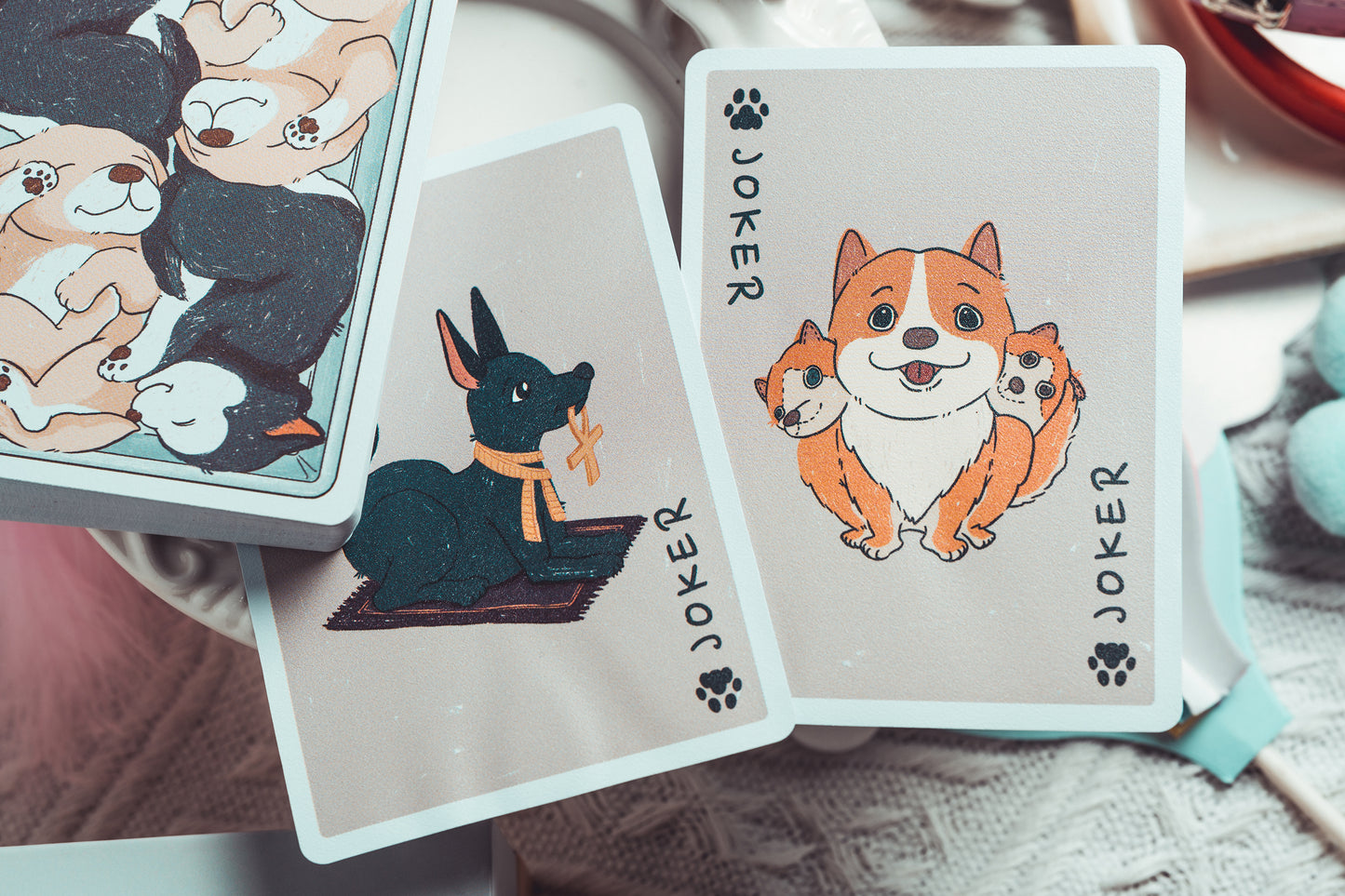 Naughty Dog & Liquid Cat Playing Cards