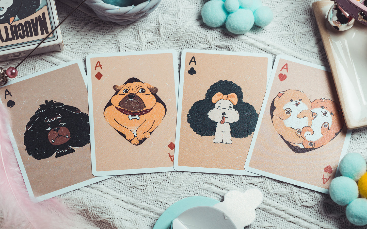 Naughty Dog & Liquid Cat Playing Cards