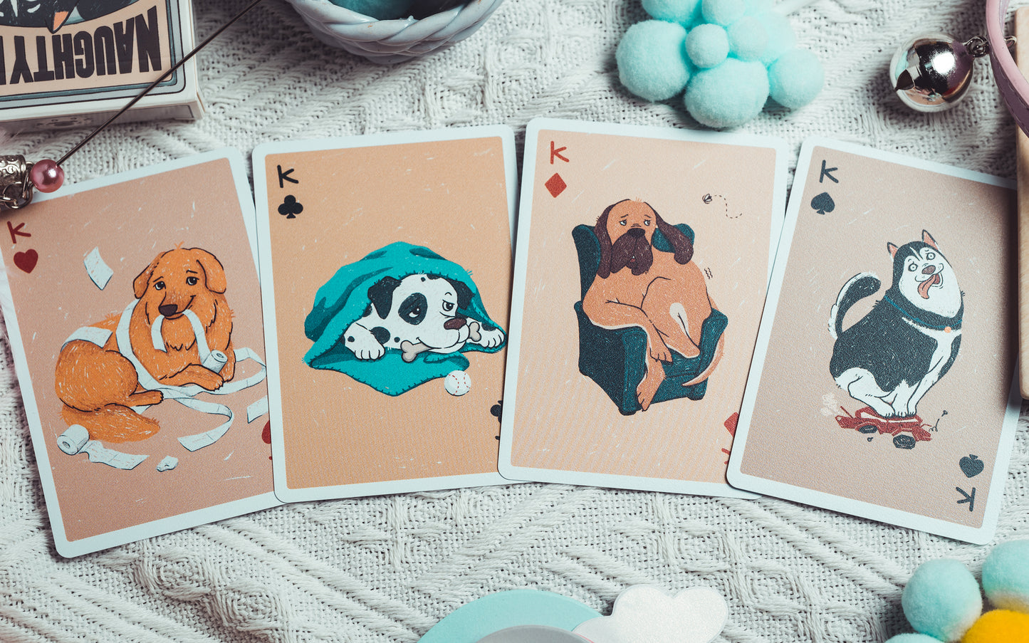 Naughty Dog & Liquid Cat Playing Cards