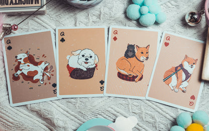 Naughty Dog & Liquid Cat Playing Cards