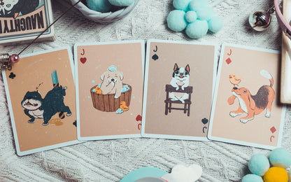 Naughty Dog & Liquid Cat Playing Cards