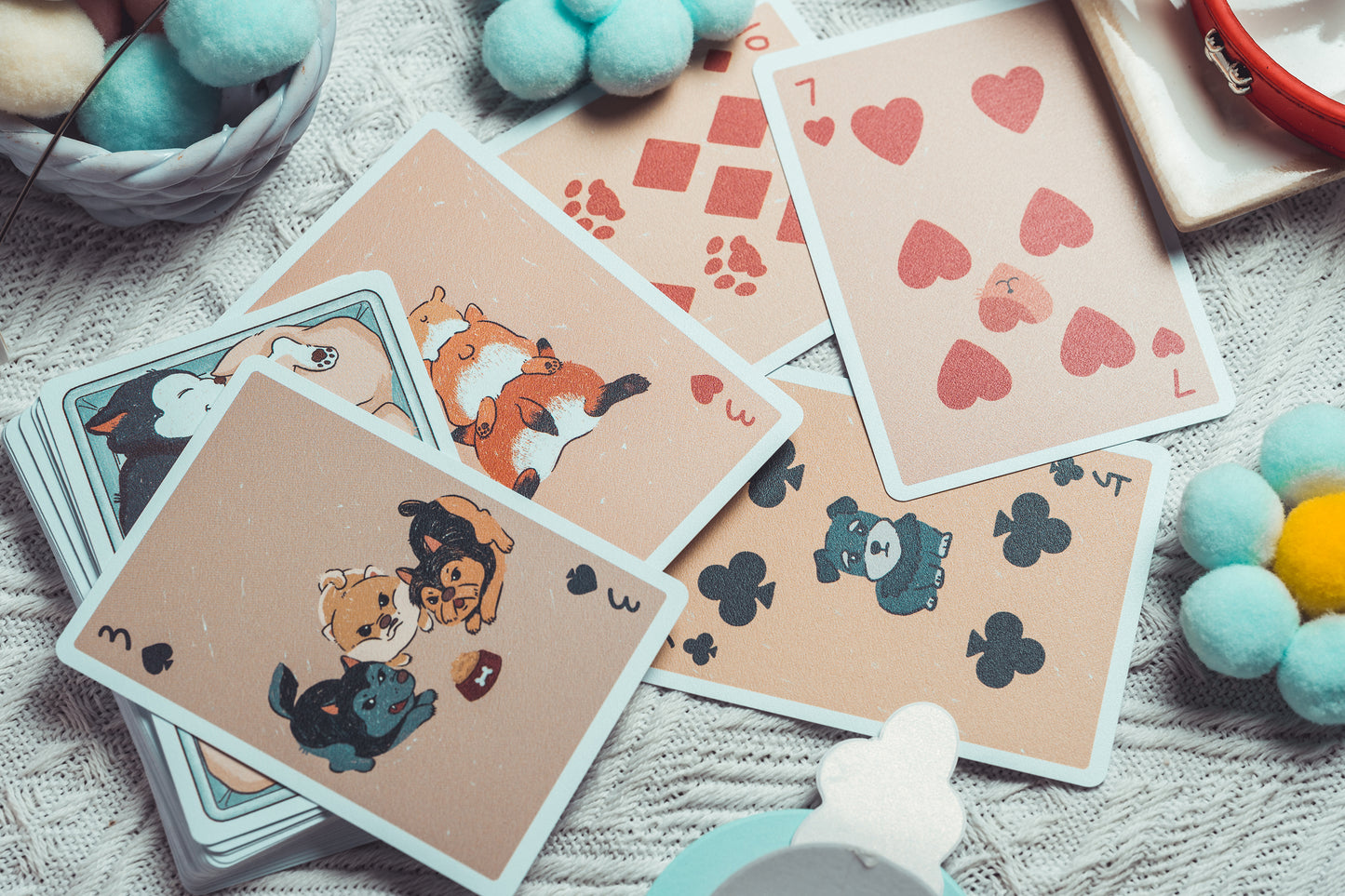 Naughty Dog & Liquid Cat Playing Cards