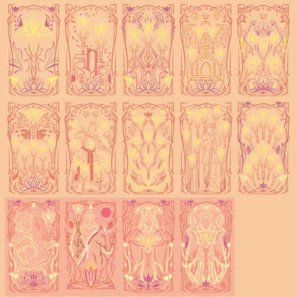 飞鸟与花塔罗牌