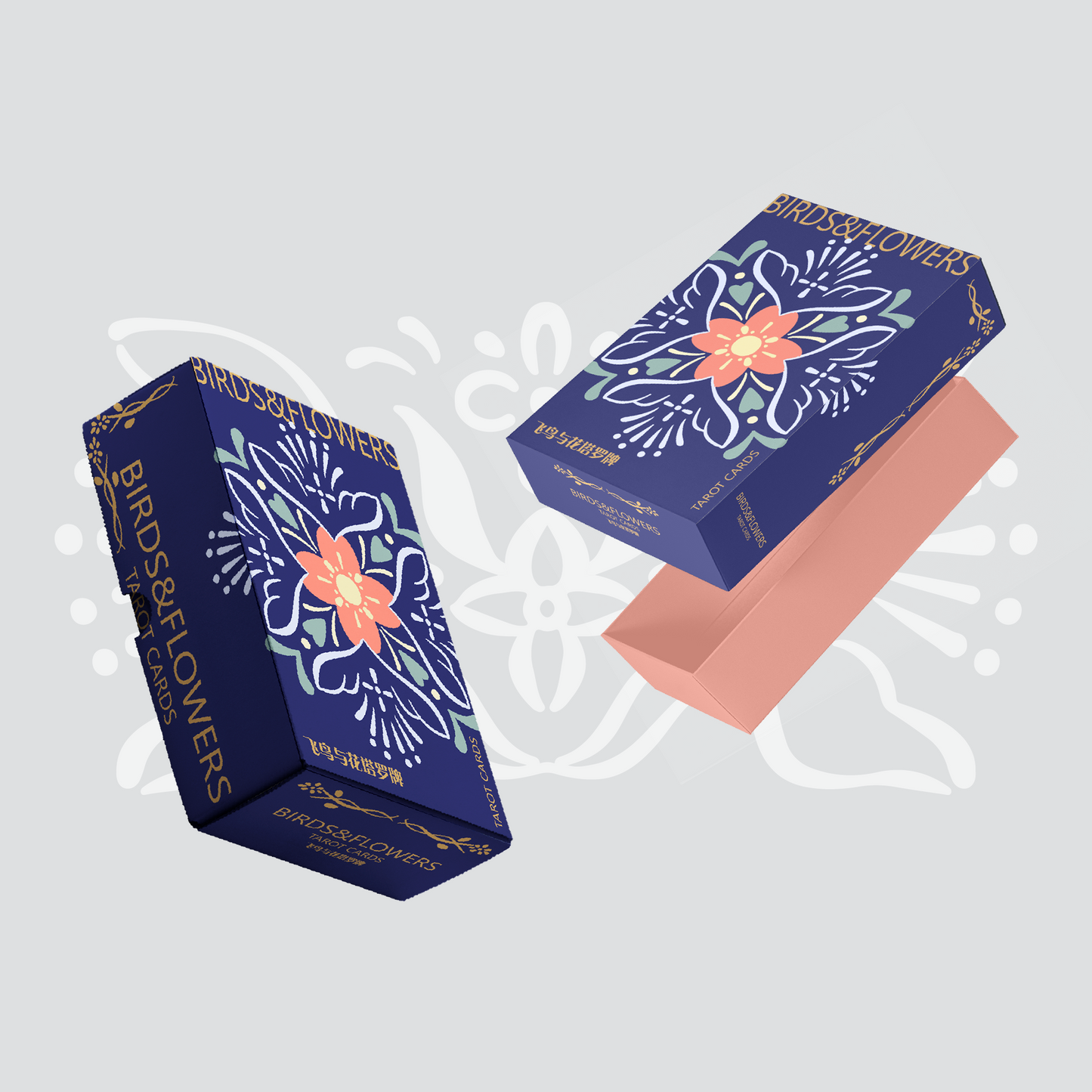 飞鸟与花塔罗牌