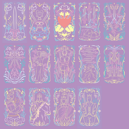 飞鸟与花塔罗牌