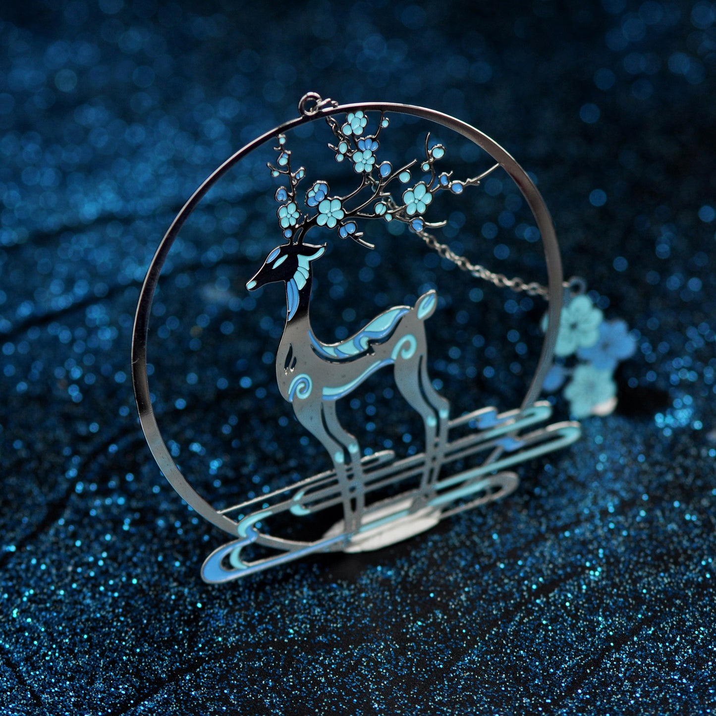 Auspicious Animal Metal Bookmarks (Deer)
