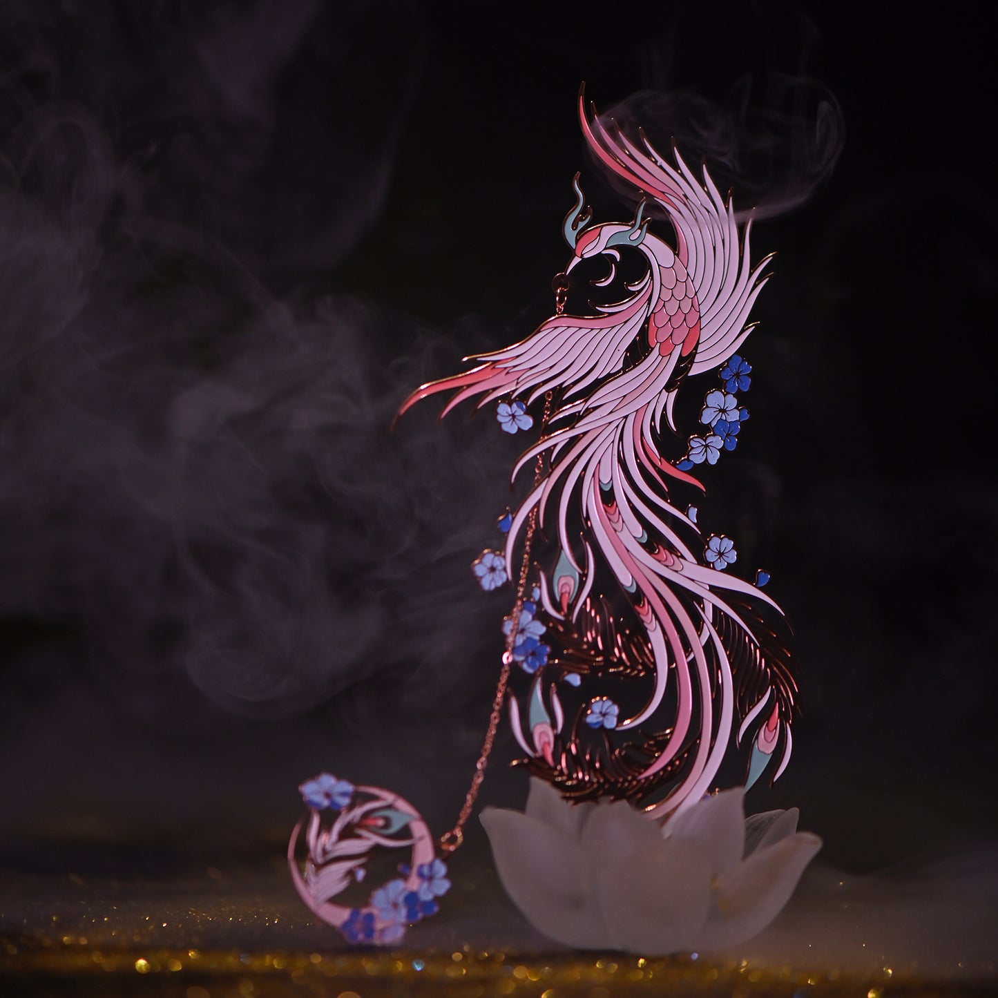 Auspicious Animal Metal Bookmarks (Phoenix)
