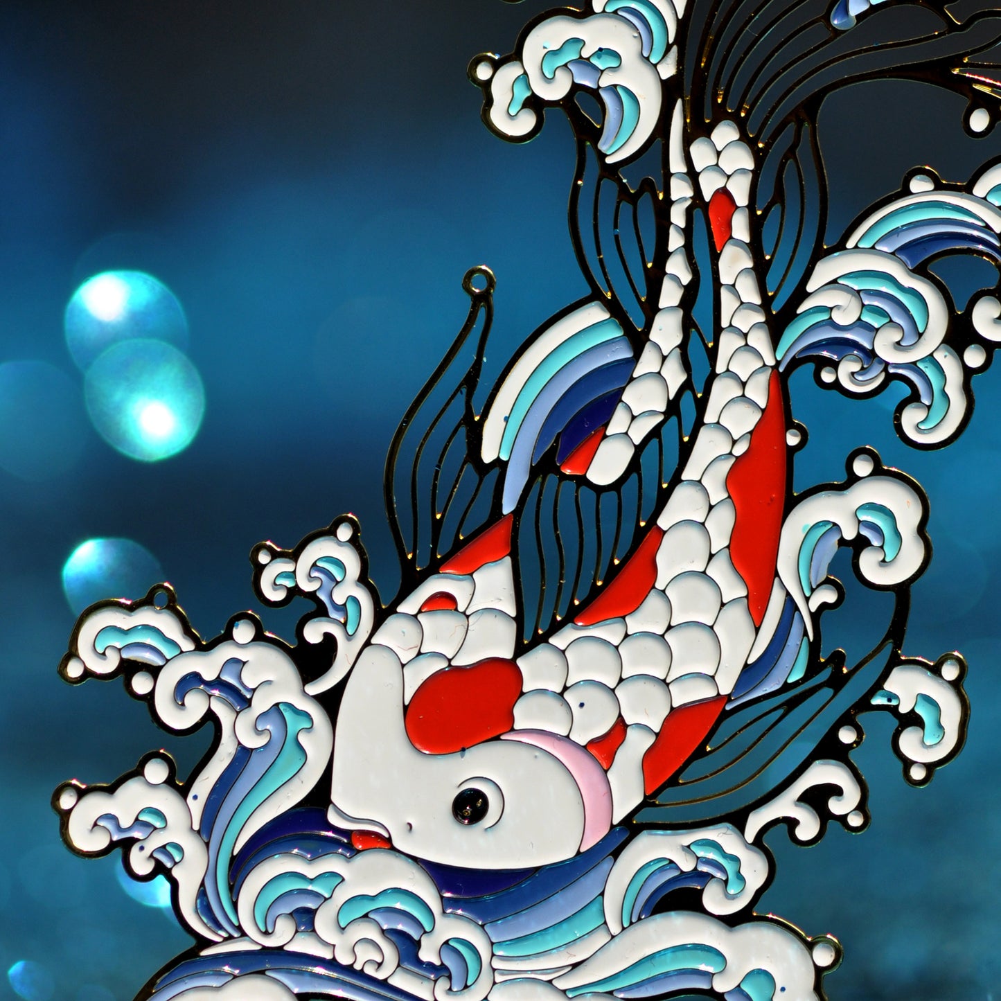Auspicious Animal Metal Bookmarks (Koi)