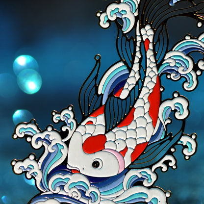 Auspicious Animal Metal Bookmarks (Koi)