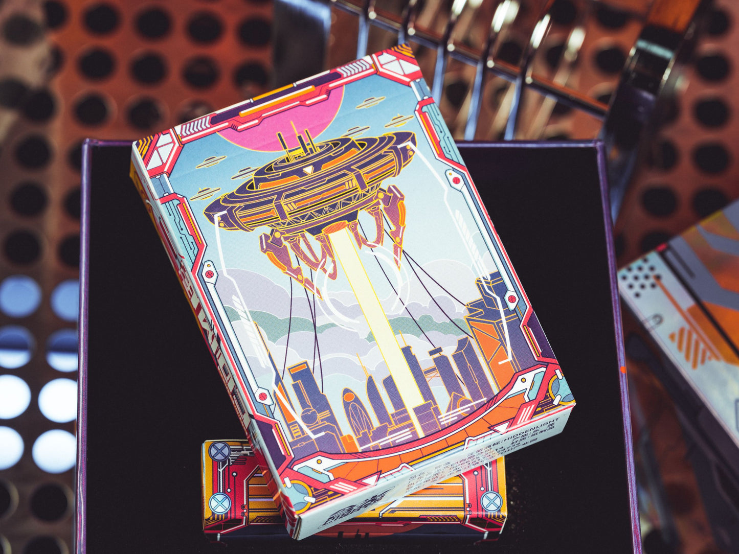 The Flying Saucer Cyberpunk Playing Cards