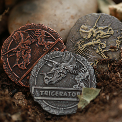 The Age of Dinosaurs Collectible Metal Coins