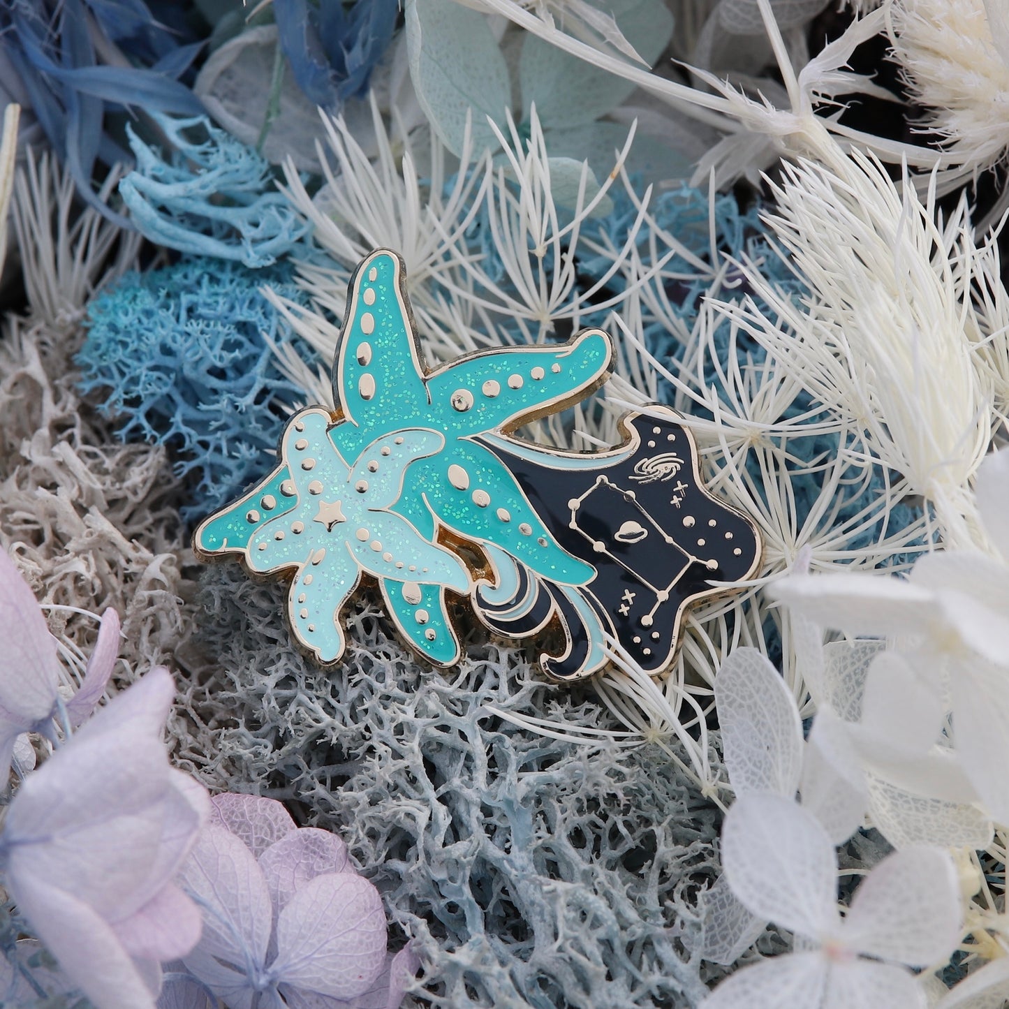 Marine Zodiac Enamel Pins