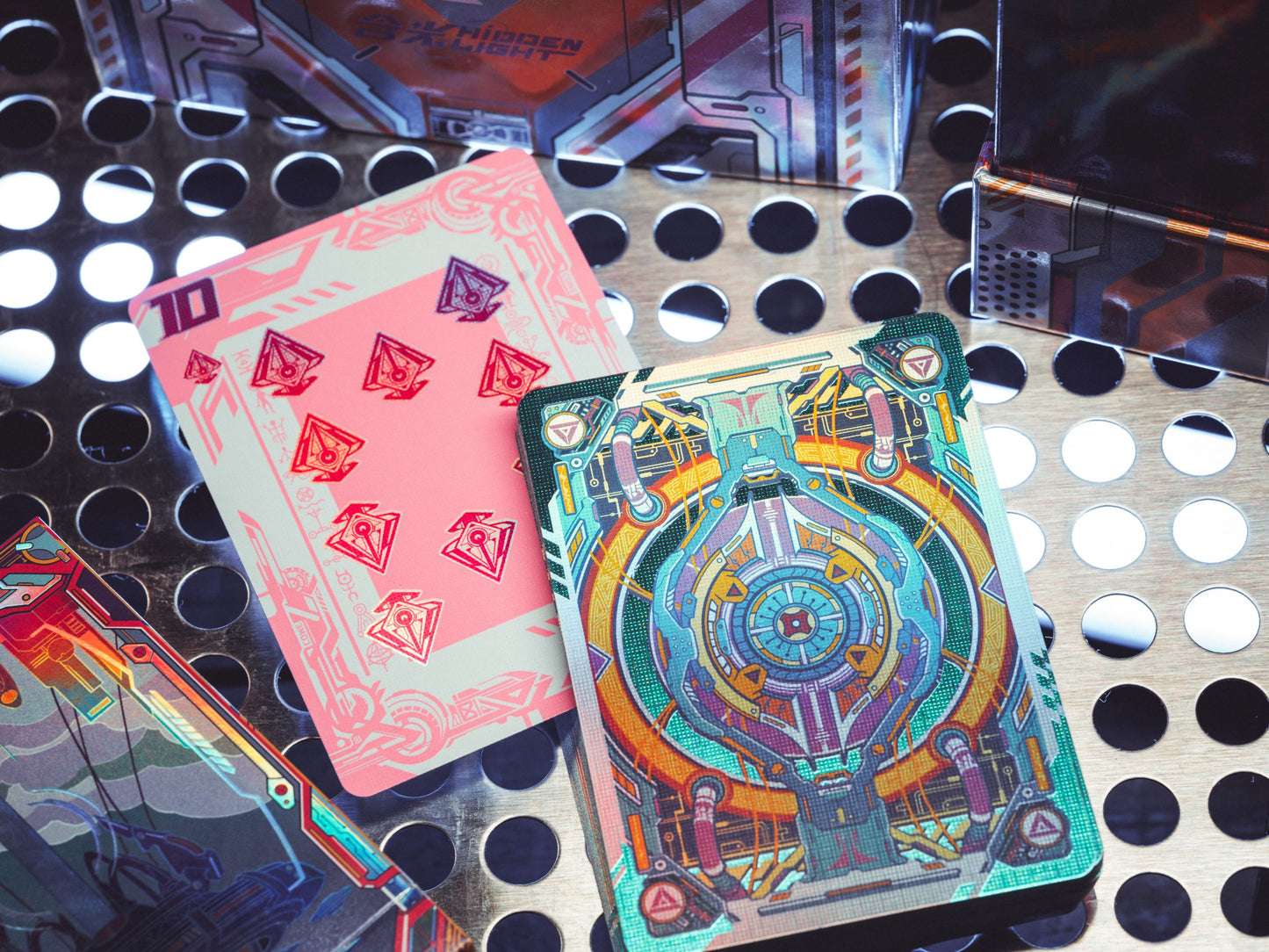 The Flying Saucer Cyberpunk Playing Cards